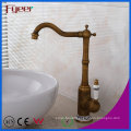 New Brass Antique Basin Faucet Bathroom Counter Water Mixer Tap